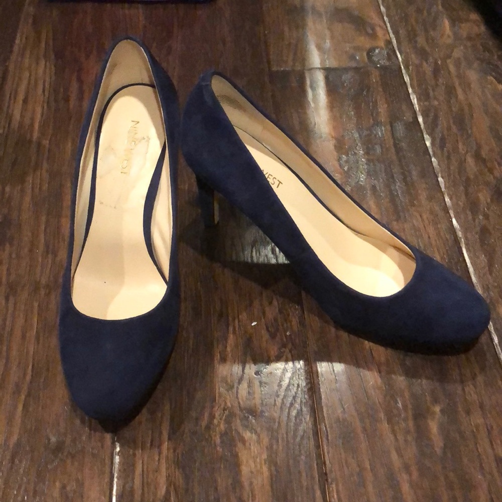 Navy Blue Nine West Pumps